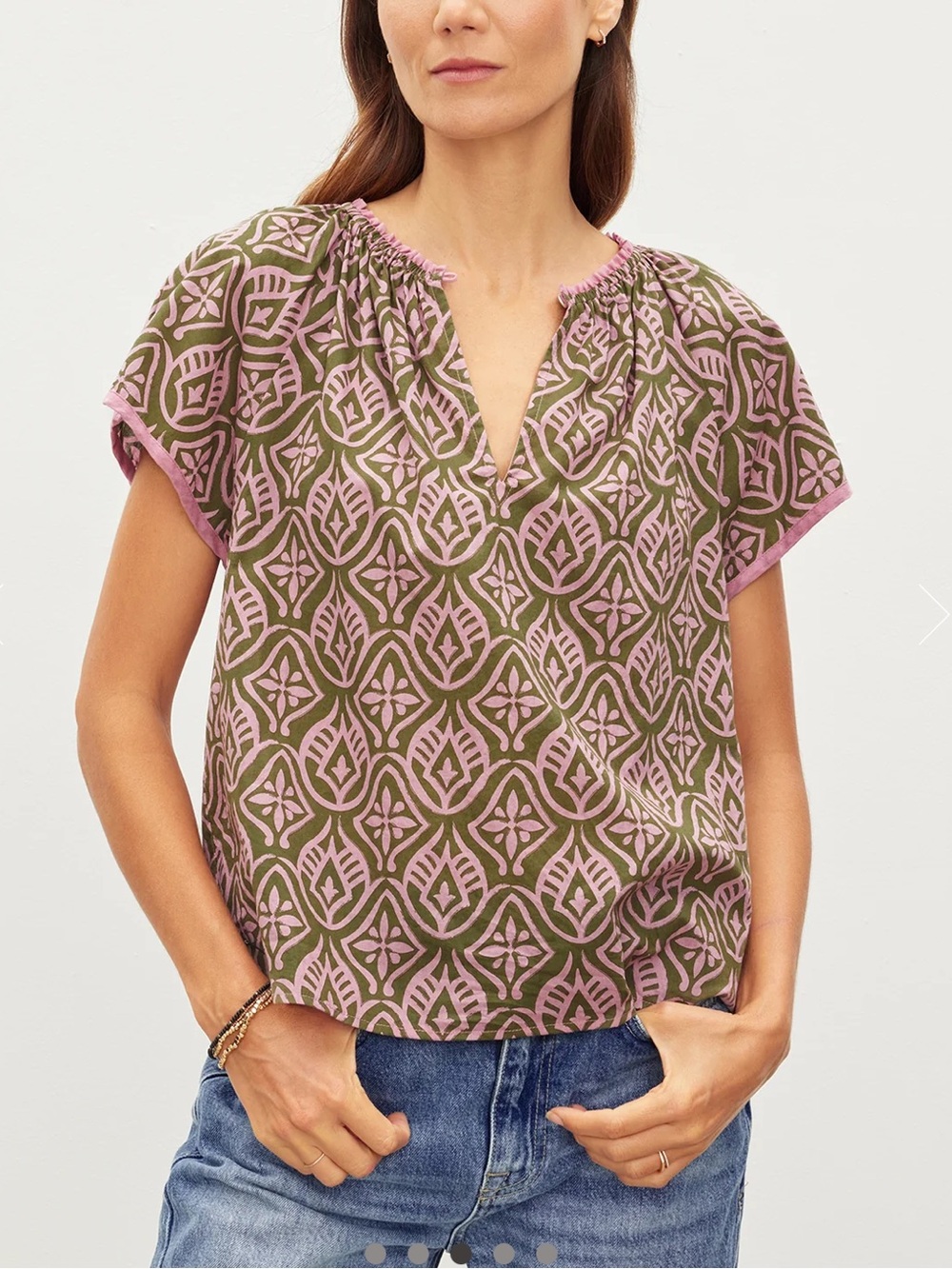 NWT Velvet by Graham and Spencer Ida boho top S